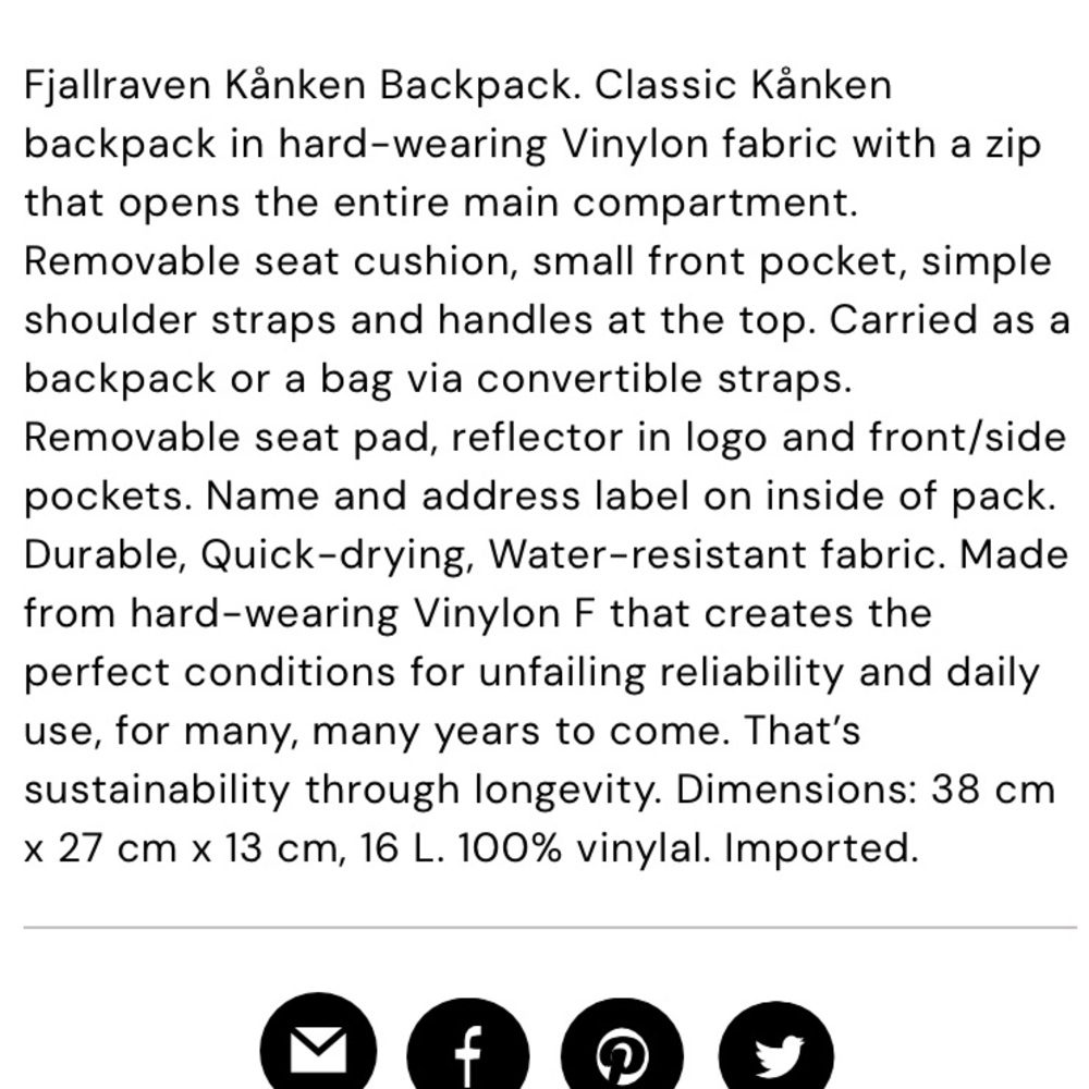 Kånken Yellow Backpack - Picture 2 of 8